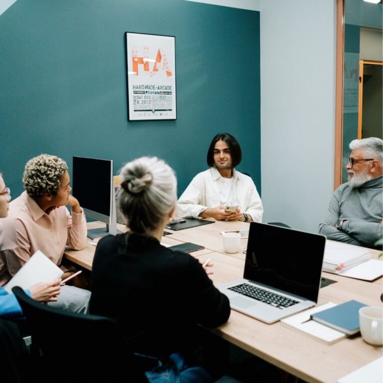 Image depicting a CEO addressing employees, representing effective communication.